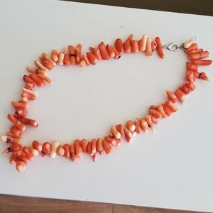 Handmade Smooth Coral Necklace
